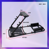 JBR1012K Racing Game Simulator with Steering Wheel Bracket