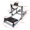 JBR 1012AL High Quality Aluminum Alloy Car Driving Video Game Wheel Stand Static Racing Simulator